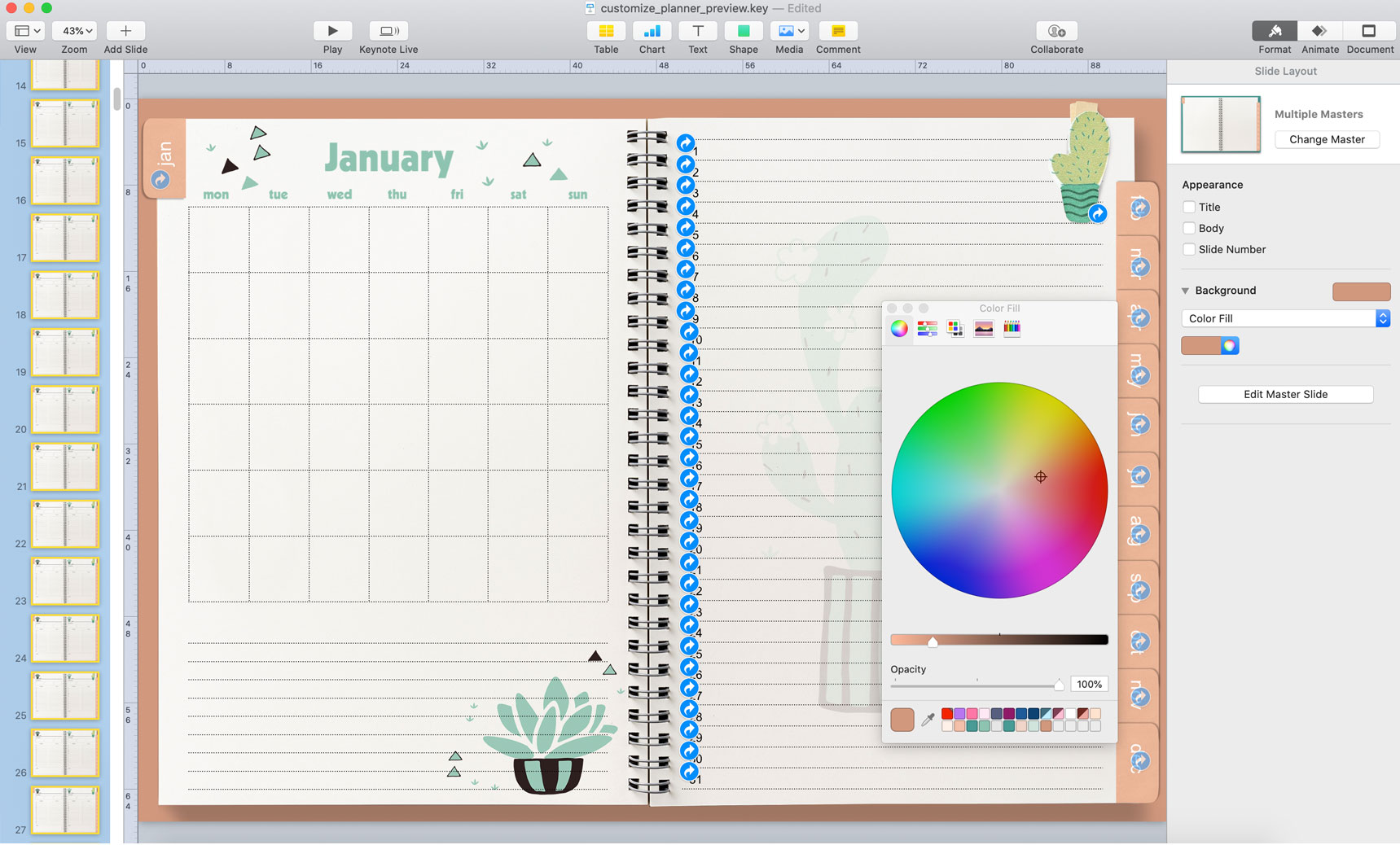 How to customize digital planners